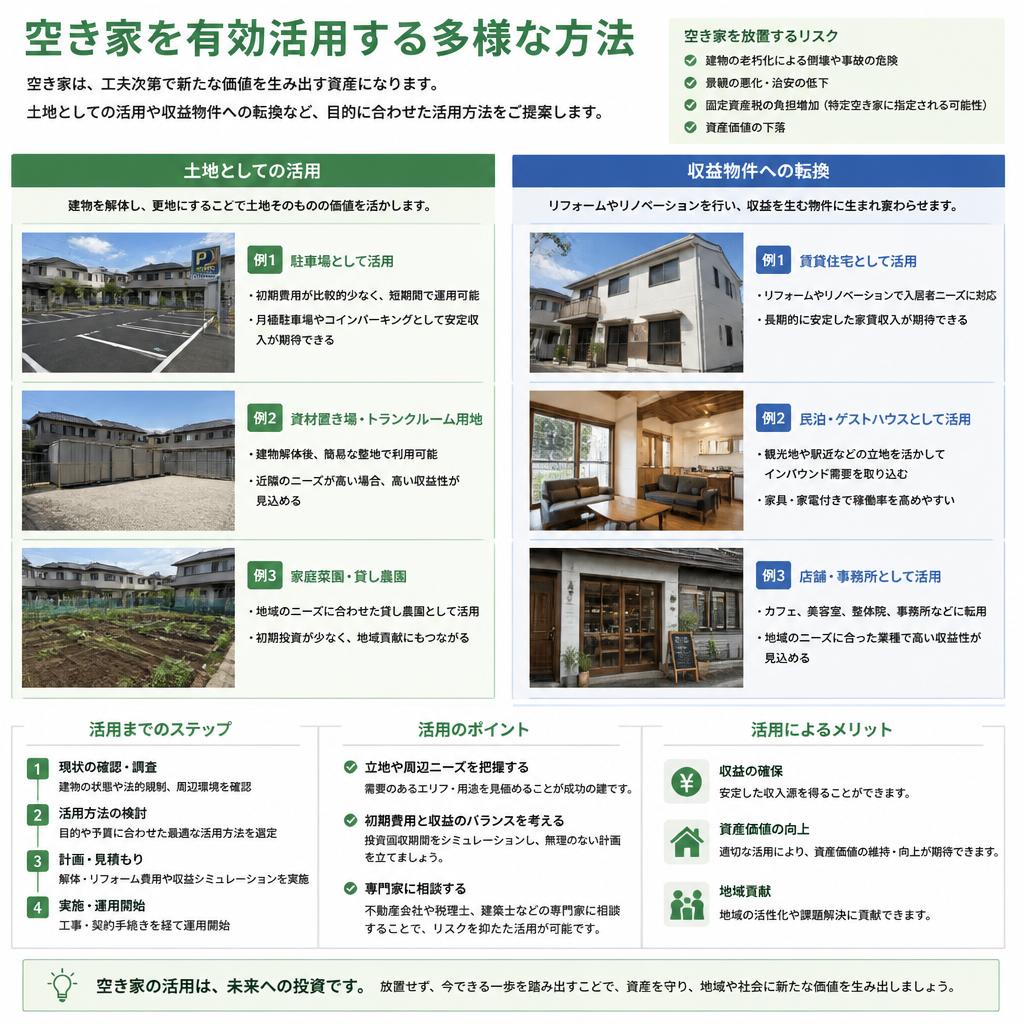 土地活用の選択肢