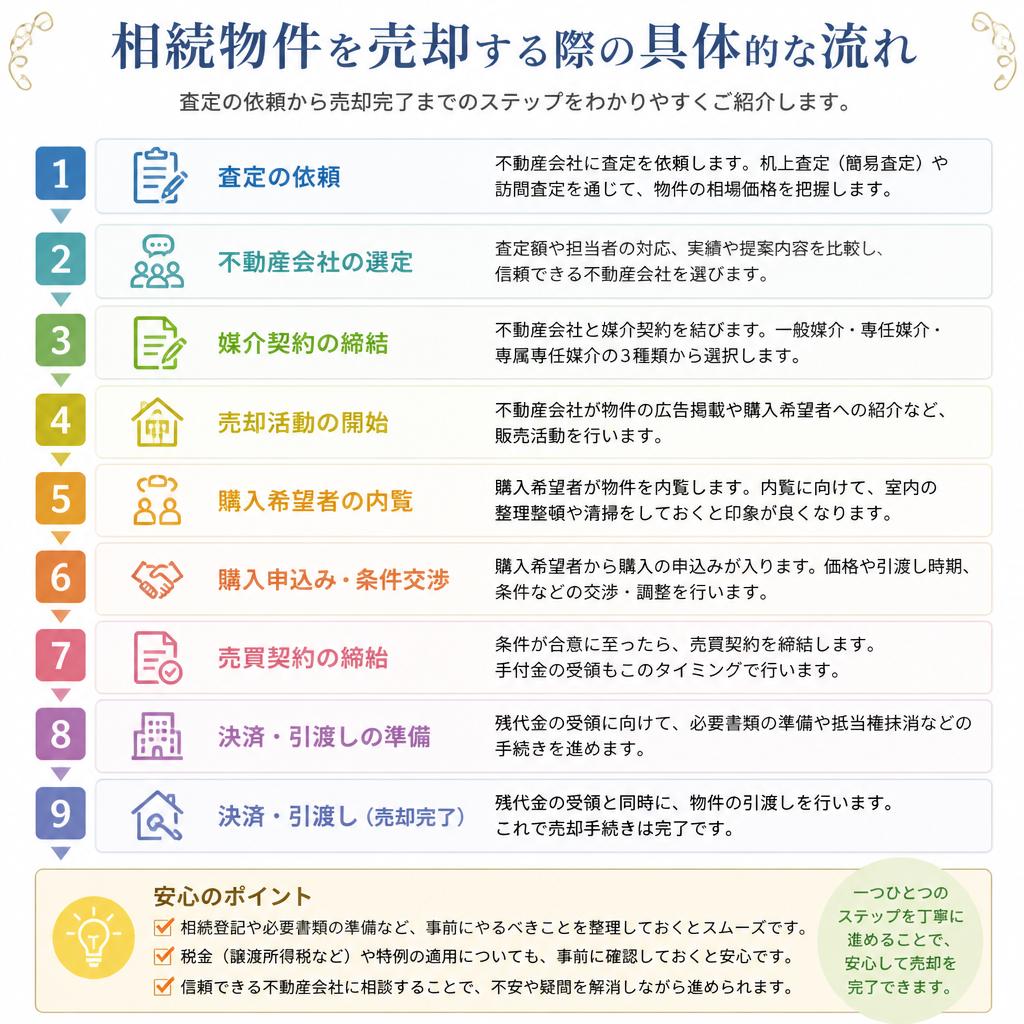 不動産売却の流れ