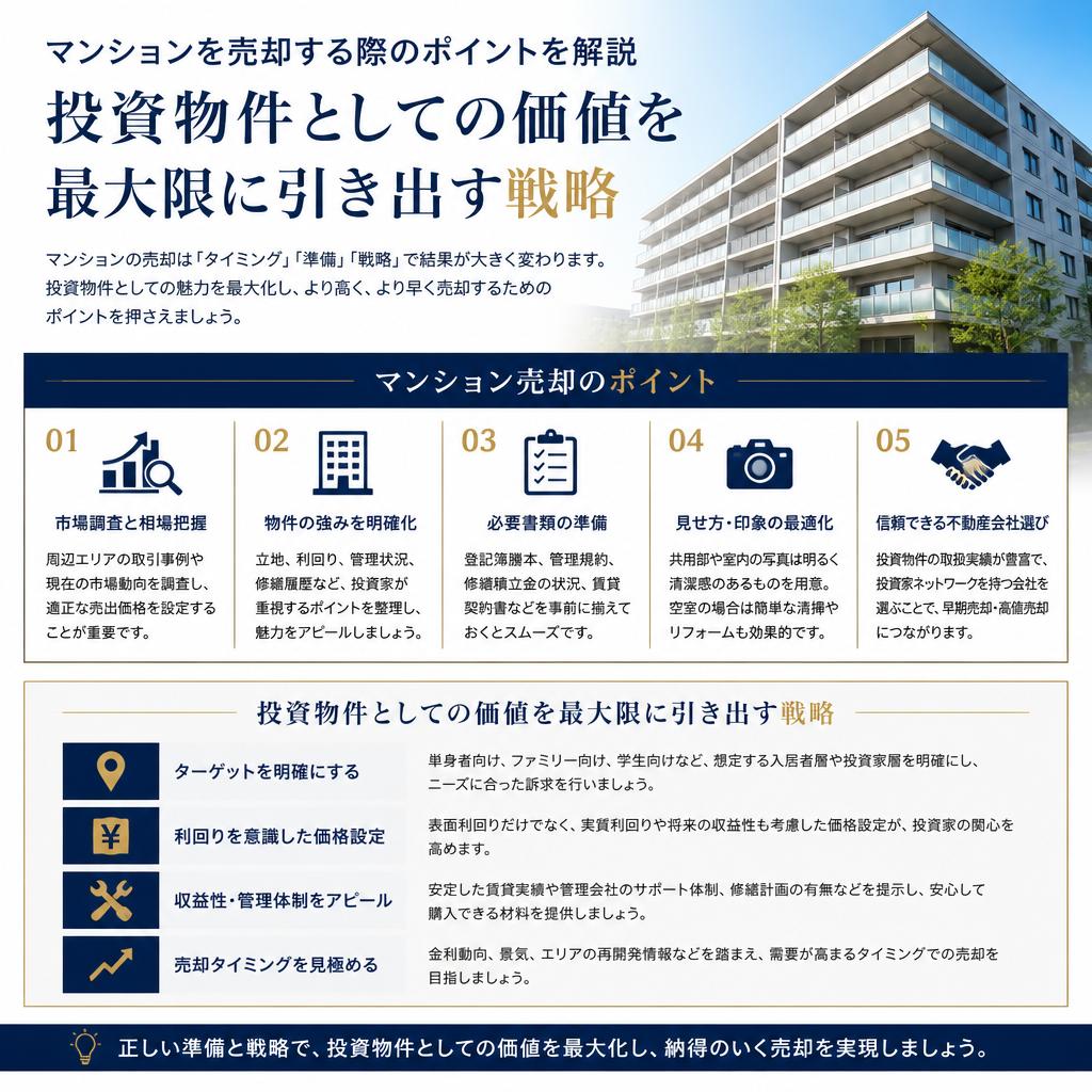 マンション売却のメリット