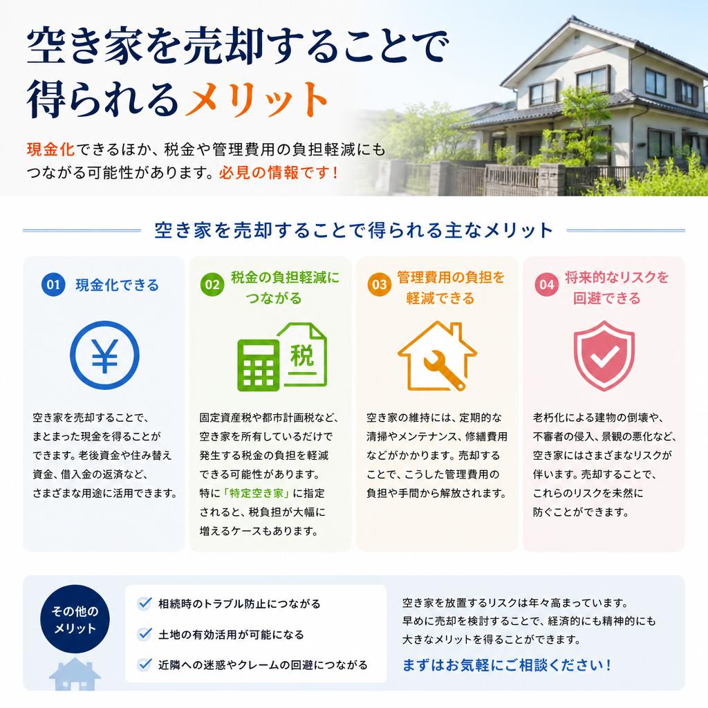 売却のメリットとは？