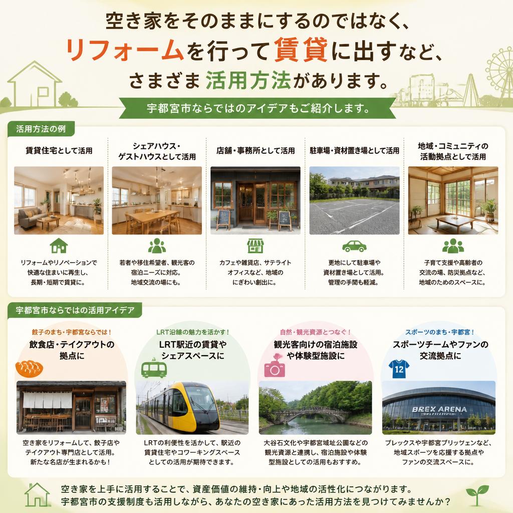 空き家活用のアイデア
