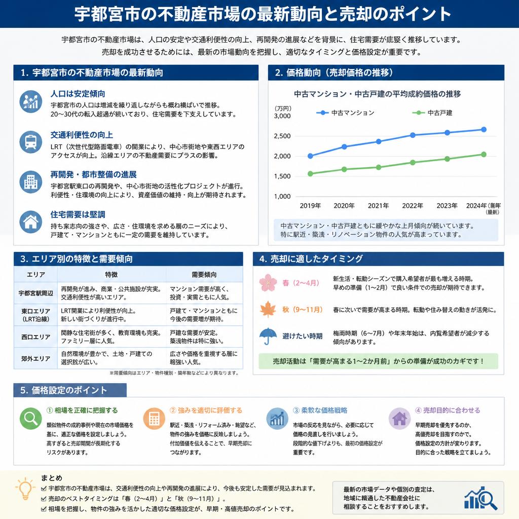 宇都宮市の不動産市場の現状