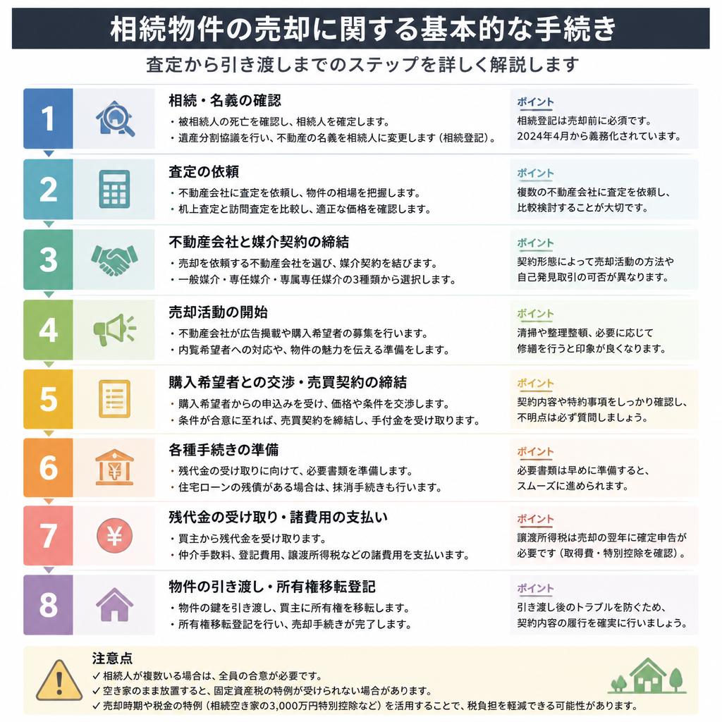 不動産売却の流れ