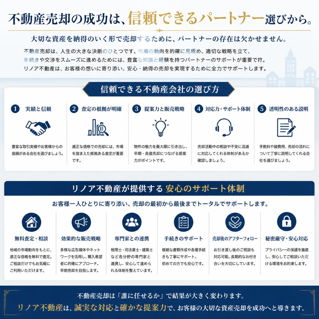 信頼できるパートナー選び