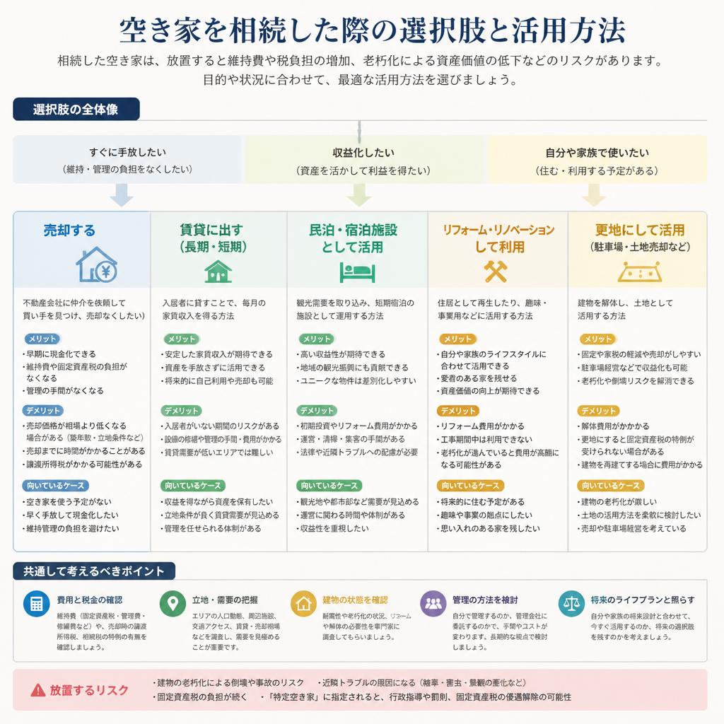 相続した空き家の活用法