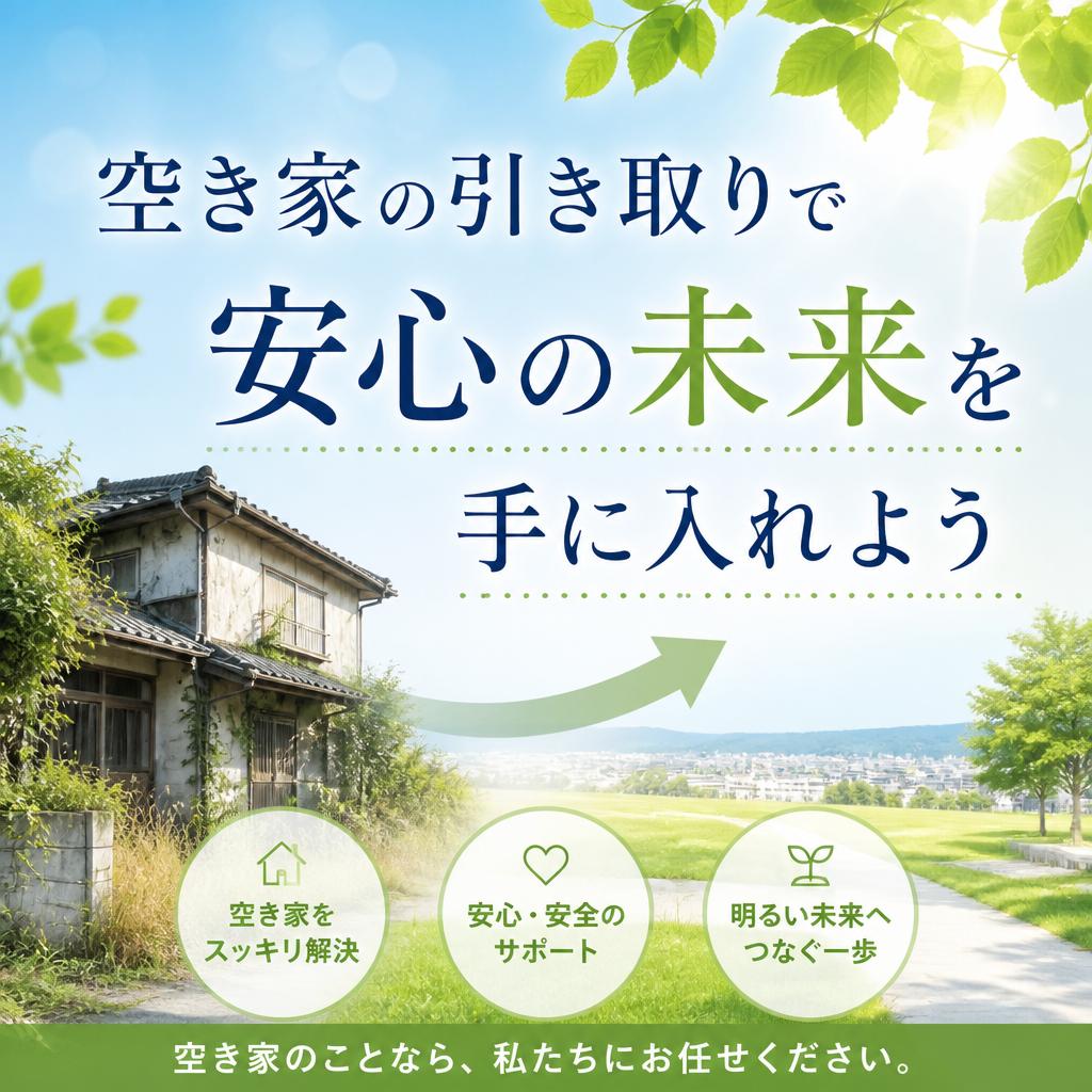 空き家の引き取りで安心の未来を手に入れよう