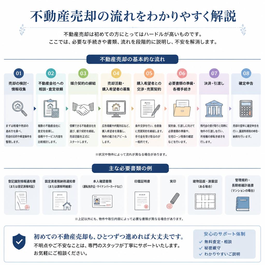 売却手続きの流れを理解しよう