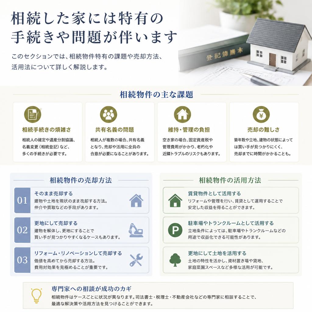 相続した家の取り扱い
