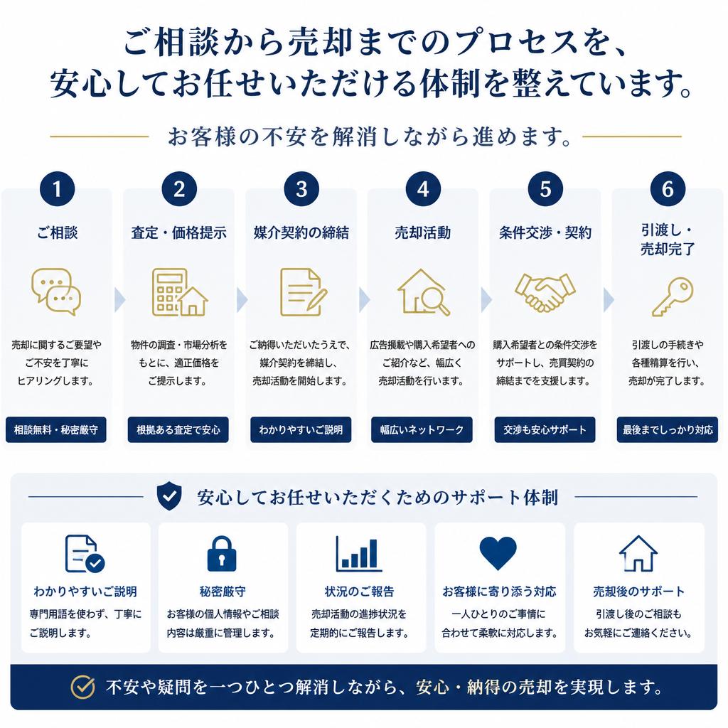 4. すべての手続きを一貫サポート