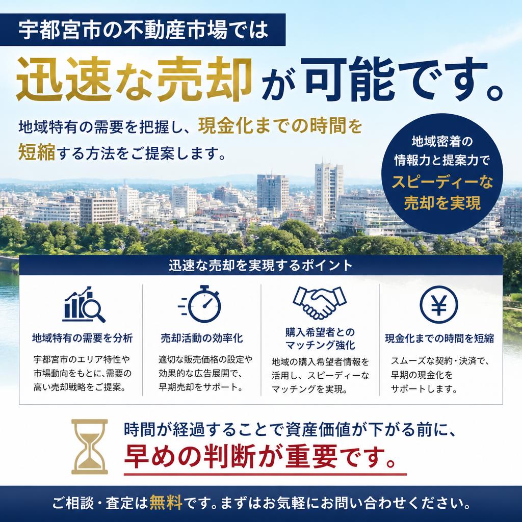 宇都宮市での現金化のメリット
