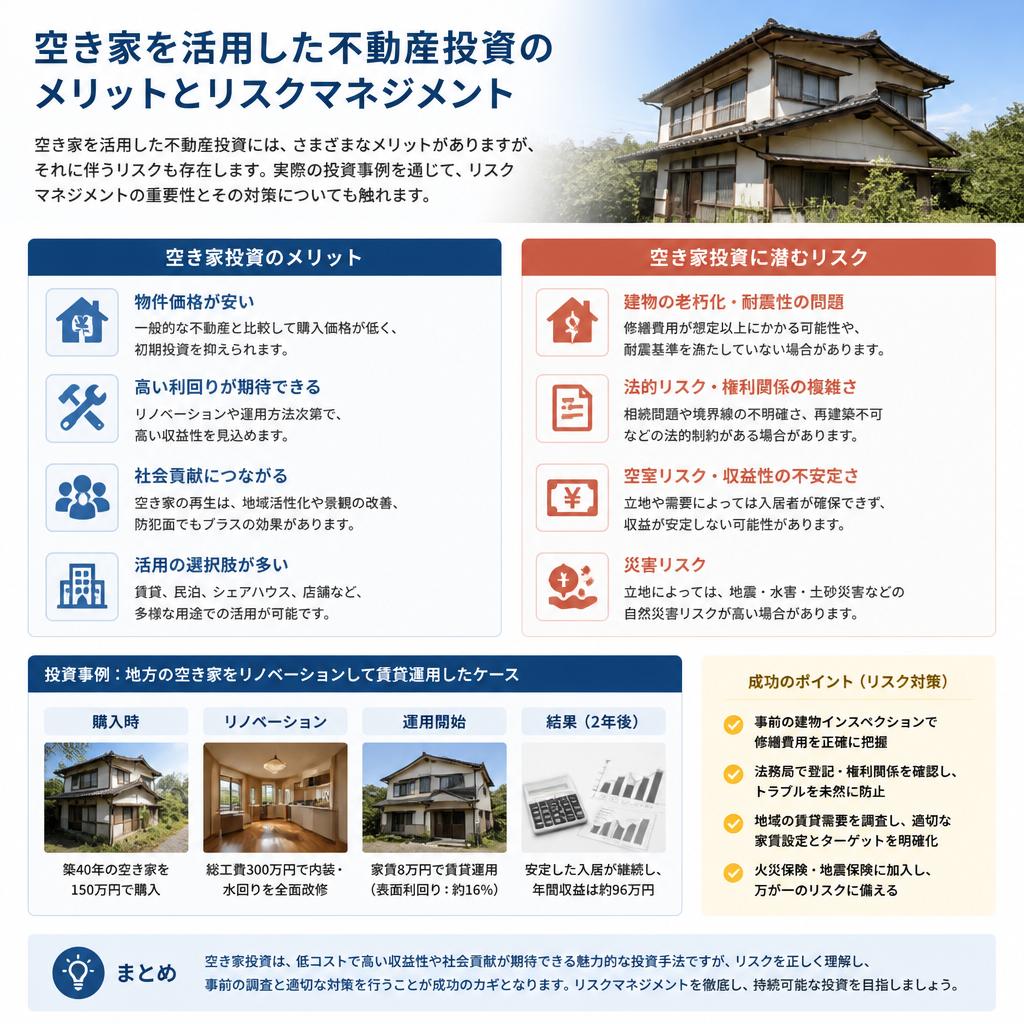 不動産投資のメリットとリスク