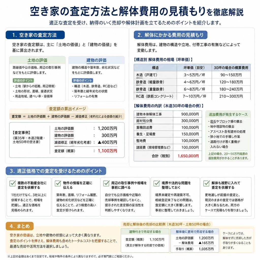 4. 実際の査定と解体費用の目安
