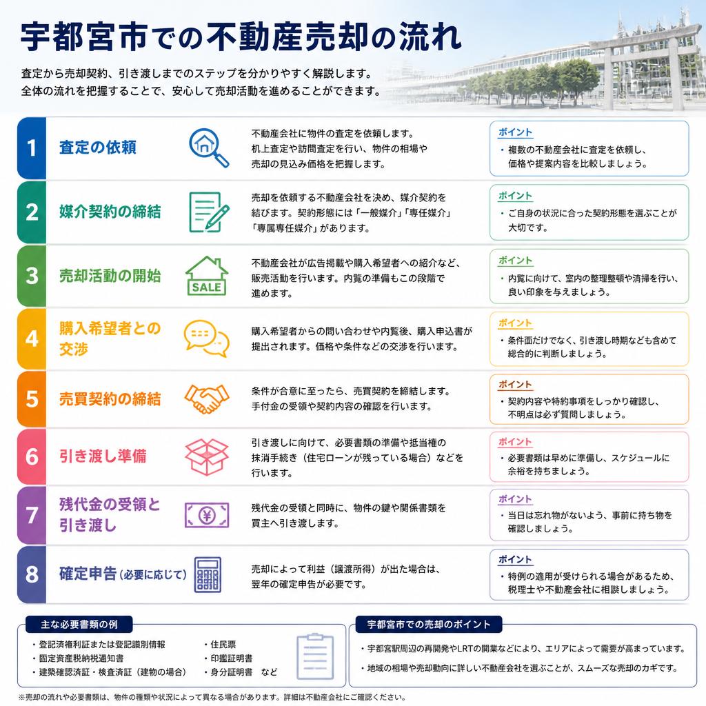 不動産売却の流れ