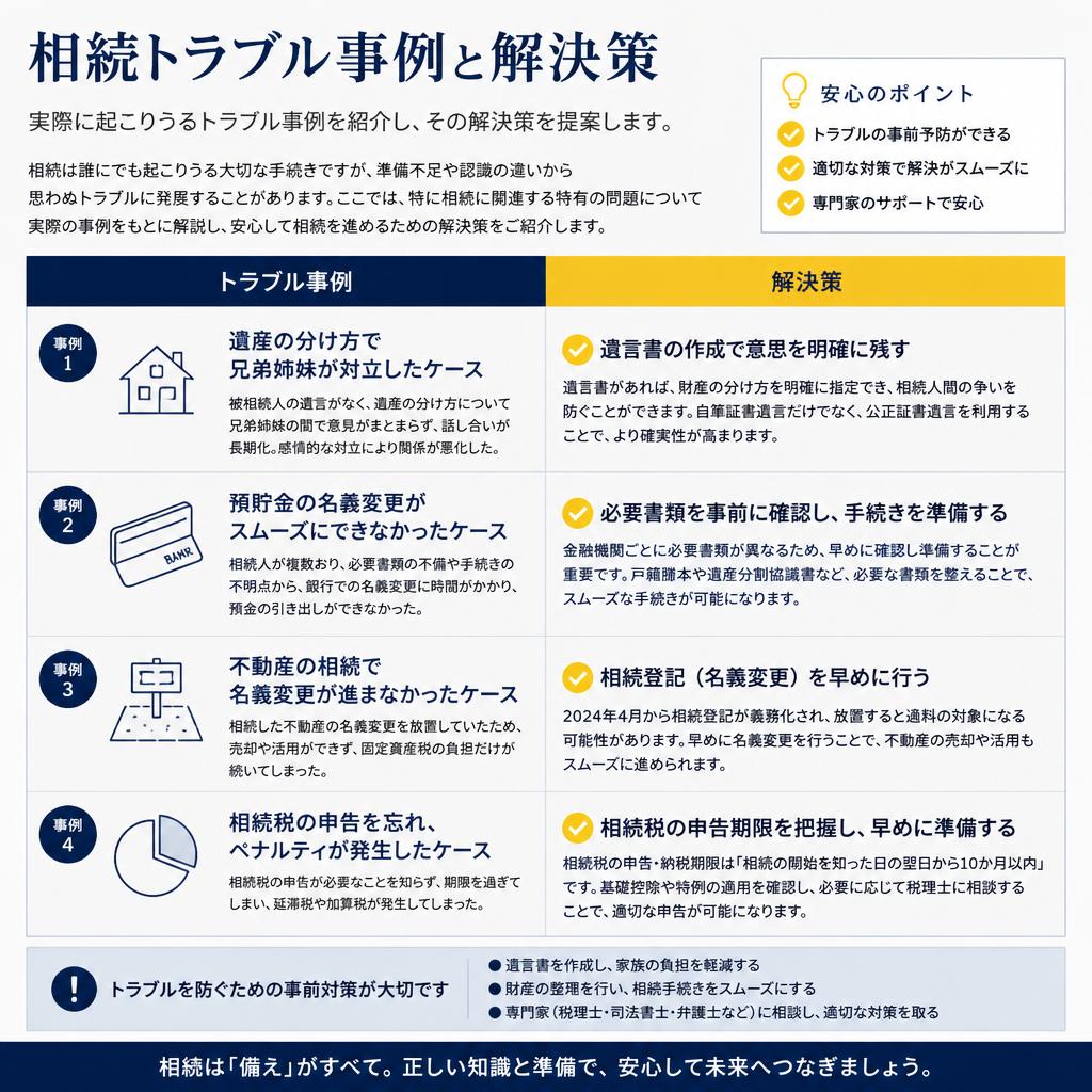 トラブル事例とその解決策