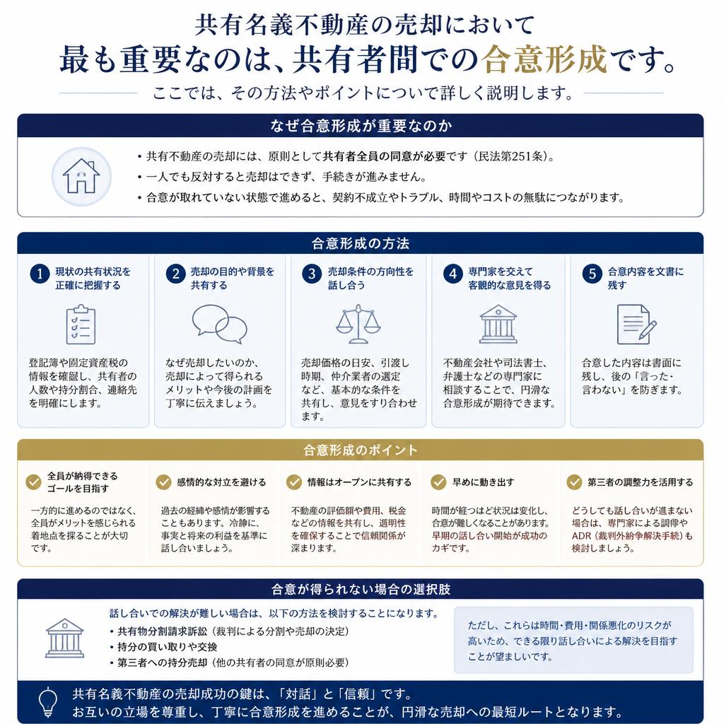 2. 共有者間の合意形成