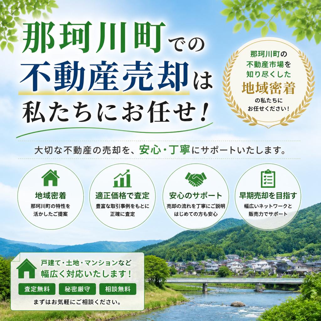 那珂川町での不動産売却は私たちにお任せ！
