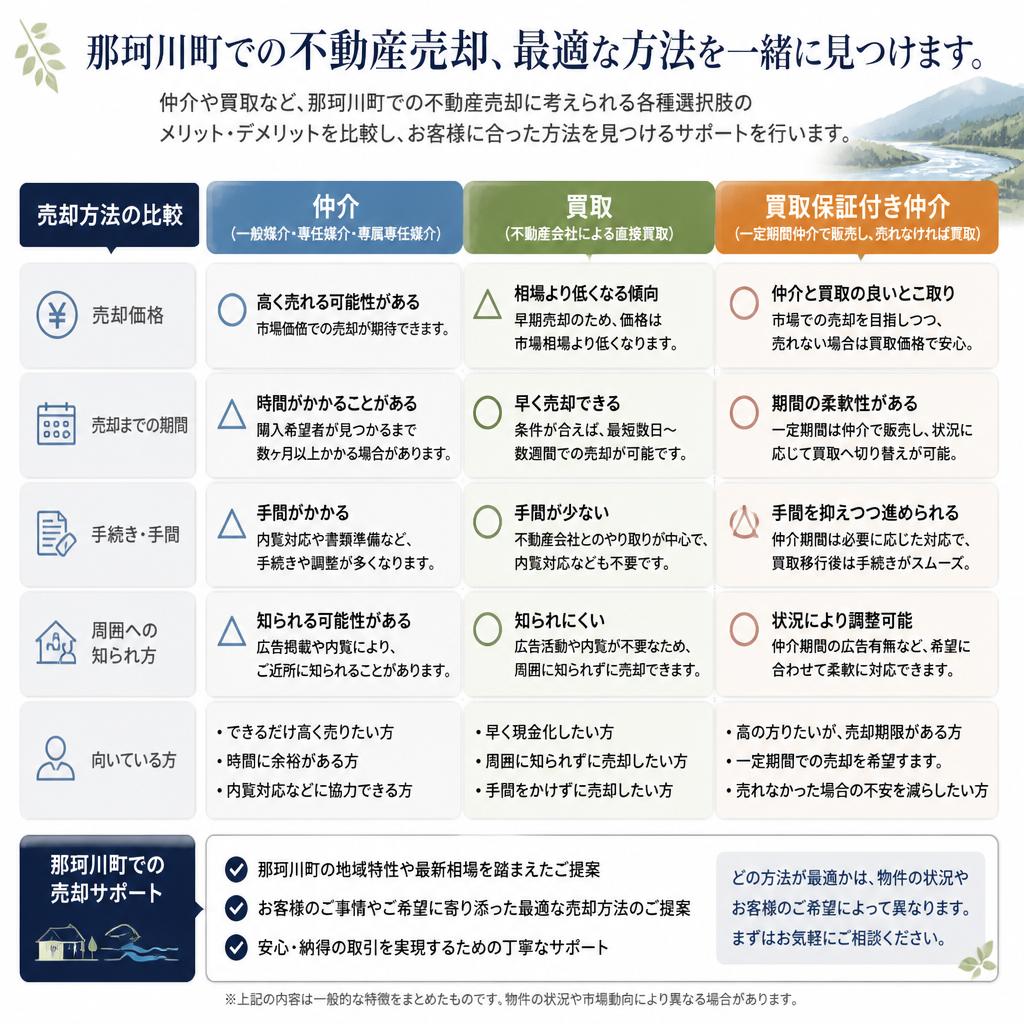 売却方法の選択肢