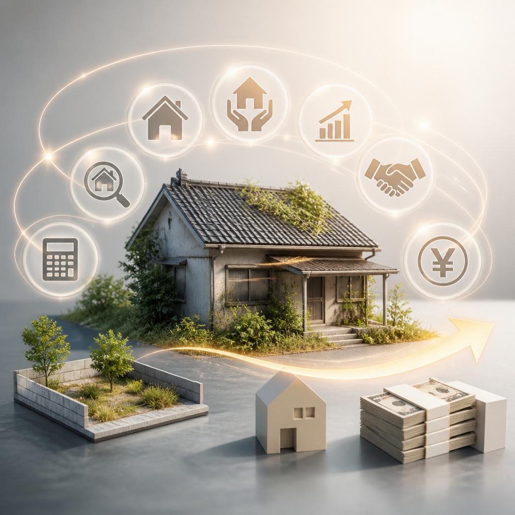 空き家も活用できる！相続から即現金化までの完全サポートプラン