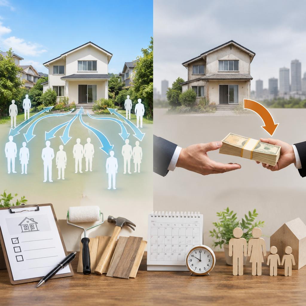 売却・買取り・活用を比較。家に合った選択肢を見つける